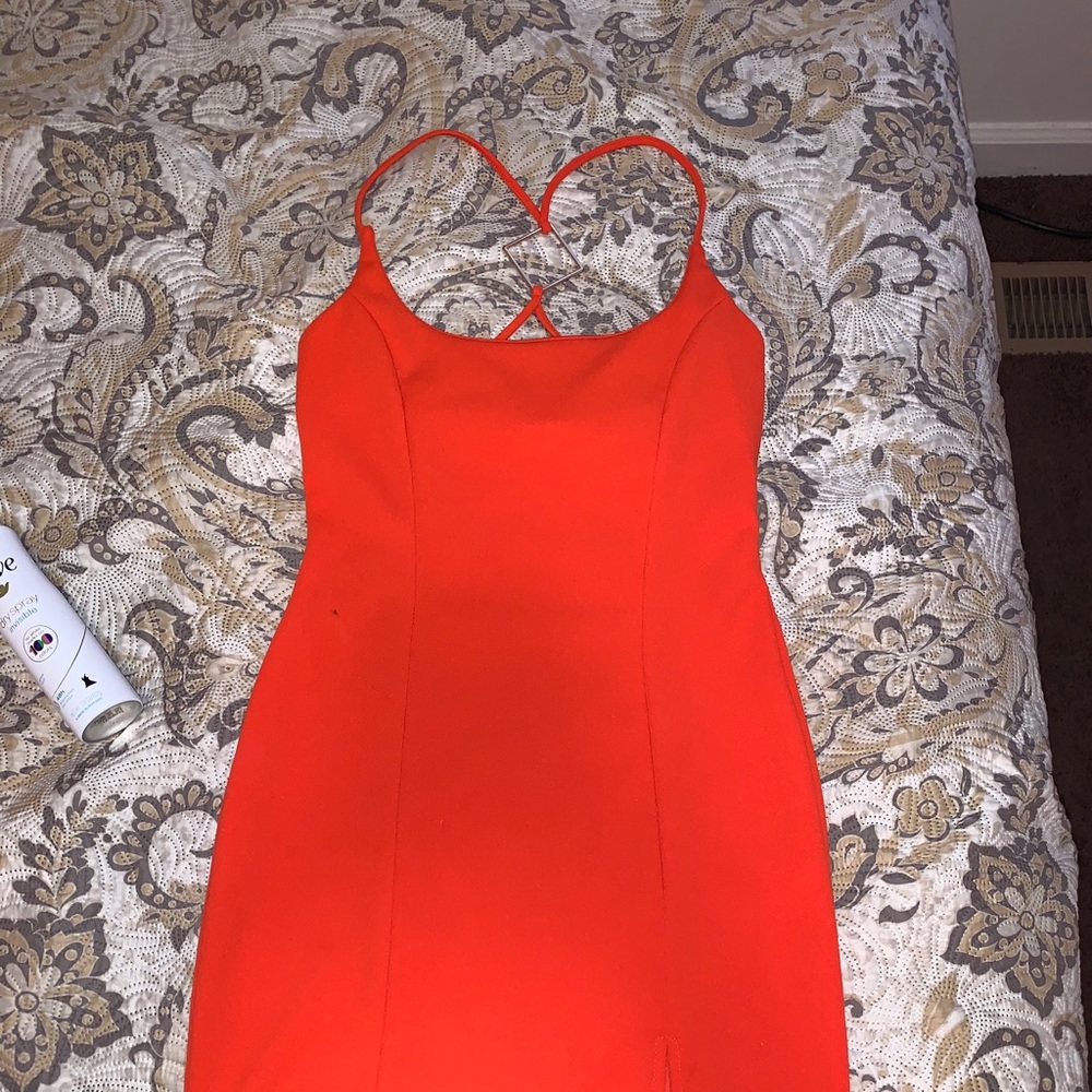 Orange dress
